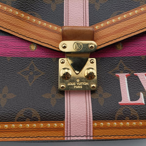 Pre-owned Louis Vuitton Summer Trunk Pochette MéTIS brown×multi Monogram Canvas M43628 shoulderbag | stylenewstar