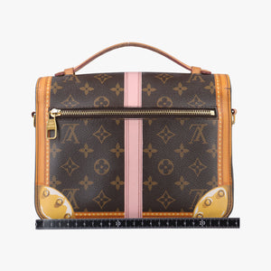 Pre-owned Louis Vuitton Summer Trunk Pochette MéTIS brown×multi Monogram Canvas M43628 shoulderbag | stylenewstar