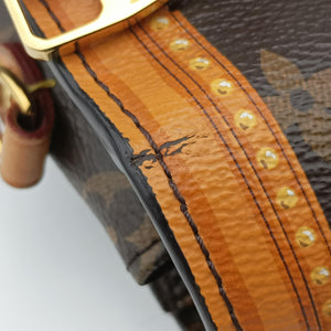 Pre-owned Louis Vuitton Summer Trunk Pochette MéTIS brown×multi Monogram Canvas M43628 shoulderbag | stylenewstar