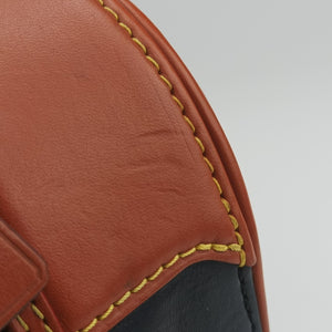 Pre-owned Louis Vuitton Valisette PM Brown × Navy Leather × Monogram Reverse M53782 shoulderbag | stylenewstar