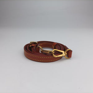 Pre-owned Louis Vuitton Valisette PM Brown × Navy Leather × Monogram Reverse M53782 shoulderbag | stylenewstar