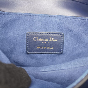 Vintage Christian Dior Saddle Bag Navy Leather shoulderbag | stylenewstar