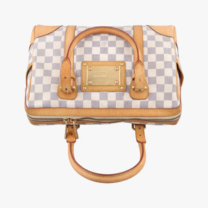Pre-owned Louis Vuitton BERKELEY Azur Damier Canvas N52001 handbag | stylenewstar