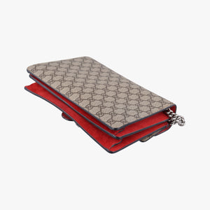 Pre-owned Gucci Dionysus beige×red PVC coated canvas 400249 shoulderbag | stylenewstar