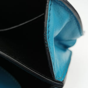 Vintage Prada Cahier Blue×black Leather 1BD045 shoulderbag | stylenewstar