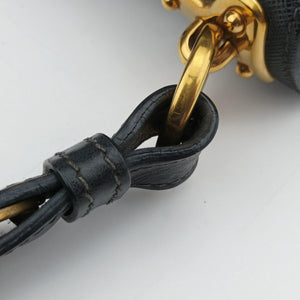 Vintage Prada Cahier Blue×black Leather 1BD045 shoulderbag | stylenewstar