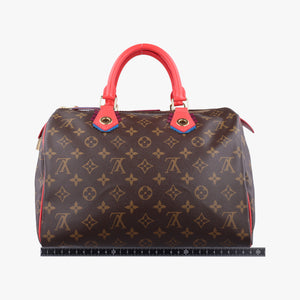 Vintage Louis Vuitton SPEEDY30 brown×Flamingo Monogram Totem M41665 handbag | stylenewstar