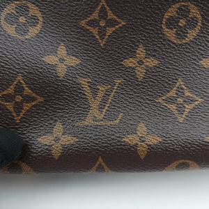 Vintage Louis Vuitton PALLAS BB brown×RAISIN Monogram Canvas×calf leather M41825 shoulderbag | stylenewstar