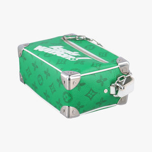 Secondhand Louis Vuitton Mini Soft Trunk Green×White Monogram canvas M80816 shoulderbag | stylenewstar