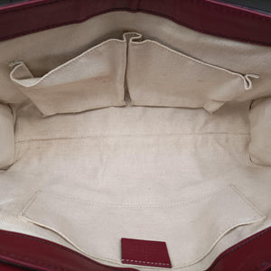 Pre-owned Gucci Emily Red Leather 295402 shoulderbag | stylenewstar