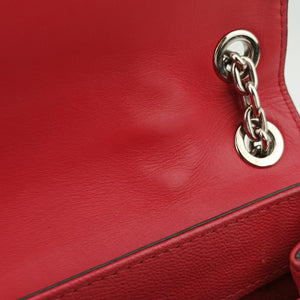 Pre-owned Louis Vuitton Very Chain ruby×blue Leather M44285 shoulderbag | stylenewstar