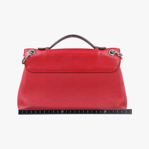 Pre-owned Louis Vuitton Very Chain ruby×blue Leather M44285 shoulderbag | stylenewstar