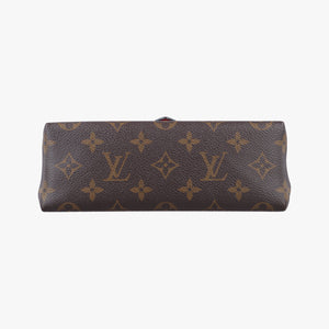 Pre-owned Louis Vuitton Rocky BB Monogram/Brown x Red Monogram canvas x calf leather M44322 shoulderbag | stylenewstar
