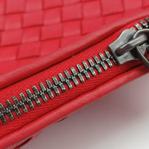 Pre-owned Bottega Veneta NODINI Intrecciato Red lambskin shoulderbag | stylenewstar