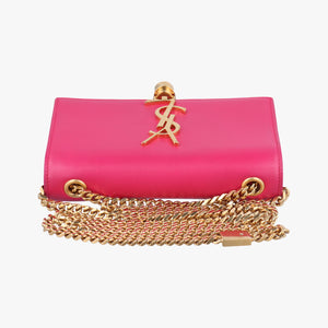 Pre-owned Yves Saint Laurent KATE Pink Leather 354120 shoulderbag | stylenewstar