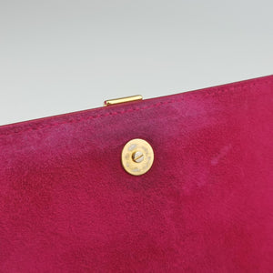 Secondhand Yves Saint Laurent ChYc Mini Y Line Classic Cabasique WOC Rose Leather 311215 shoulderbag | stylenewstar