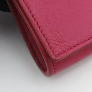 Secondhand Yves Saint Laurent ChYc Mini Y Line Classic Cabasique WOC Rose Leather 311215 shoulderbag | stylenewstar