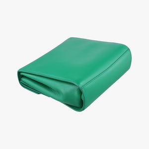 Secondhand Bottega Veneta The Clip Green Leather shoulderbag | stylenewstar