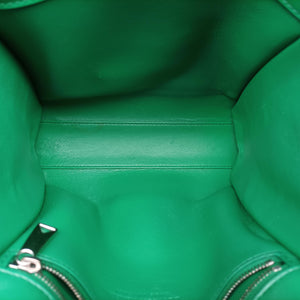 Secondhand Bottega Veneta The Clip Green Leather shoulderbag | stylenewstar