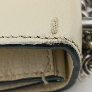 Pre-owned Gucci Dionysus White Leather 421970 shoulderbag | stylenewstar