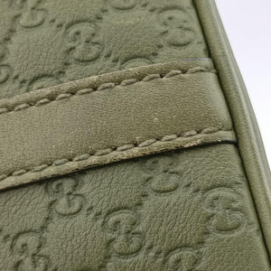 Vintage Gucci Microguccissima Green Leather 309617 handbag | stylenewstar
