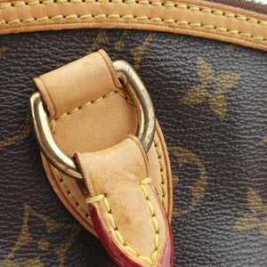 Pre-owned Louis Vuitton LOCKIT Brown Monogram Canvas M40102 handbag | stylenewstar