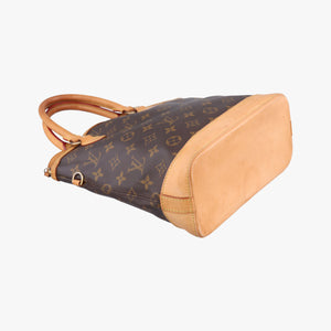 Pre-owned Louis Vuitton LOCKIT Brown Monogram Canvas M40102 handbag | stylenewstar