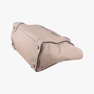 Secondhand Celine luggage mini shopper Beige leather handbag | stylenewstar