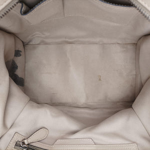 Secondhand Celine luggage mini shopper Beige leather handbag | stylenewstar