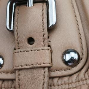 Secondhand Prada Gaufre Beige lambskin BN1702 shoulderbag | stylenewstar