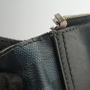 Pre-owned Louis Vuitton Messenger Greenwich Navy×Noir Damier Cobalt N41348 shoulderbag | stylenewstar