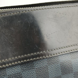 Pre-owned Louis Vuitton Messenger Greenwich Navy×Noir Damier Cobalt N41348 shoulderbag | stylenewstar