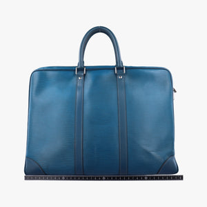 Secondhand Louis Vuitton PDV Briefcase blue Epi M41144 handbag | stylenewstar