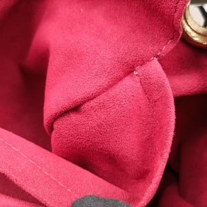 Pre-owned Louis Vuitton URSULA white Monogram Multicolor M40123 handbag | stylenewstar