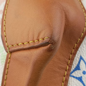 Pre-owned Louis Vuitton URSULA white Monogram Multicolor M40123 handbag | stylenewstar