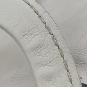 Pre-owned Prada 三角ロゴ Grey Nappa Leather shoulderbag | stylenewstar