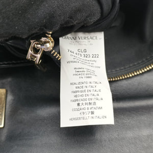 Pre-owned VERSACE La Medusa Black Patent×leather shoulderbag | stylenewstar