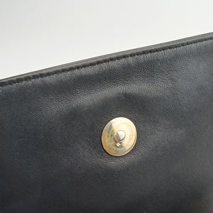 Pre-owned VERSACE La Medusa Black Patent×leather shoulderbag | stylenewstar