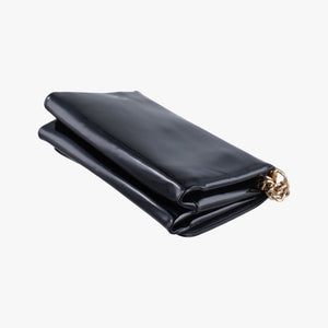 Pre-owned VERSACE La Medusa Black Patent×leather shoulderbag | stylenewstar