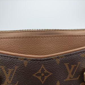 Pre-owned Louis Vuitton PALLAS MARRON×HAVANE Monogram Canvas M40907 shoulderbag | stylenewstar