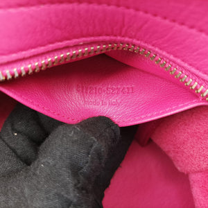 Pre-owned Yves Saint Laurent Y Ligne Petit Cabas Pink Leather 311210 shoulderbag | stylenewstar