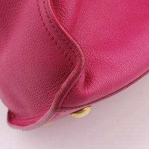 Pre-owned Yves Saint Laurent Y Ligne Petit Cabas Pink Leather 311210 shoulderbag | stylenewstar