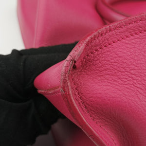 Pre-owned Yves Saint Laurent Y Ligne Petit Cabas Pink Leather 311210 shoulderbag | stylenewstar