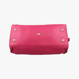 Pre-owned Yves Saint Laurent Y Ligne Petit Cabas Pink Leather 311210 shoulderbag | stylenewstar