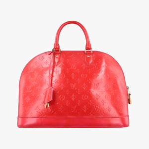Pre-owned Louis Vuitton Alma GM Rose Pop Vernis M93625 handbag | stylenewstar