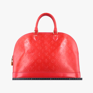 Pre-owned Louis Vuitton Alma GM Rose Pop Vernis M93625 handbag | stylenewstar