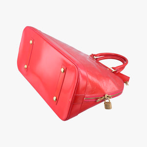 Pre-owned Louis Vuitton Alma GM Rose Pop Vernis M93625 handbag | stylenewstar