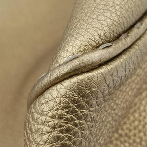 Pre-owned Fendi Selleria Golden Leather 8BR489 shoulderbag | stylenewstar