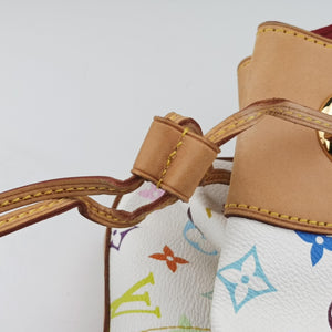 Secondhand Louis Vuitton URSULA white Monogram Multicolor M40123 handbag | stylenewstar