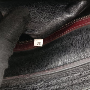 Pre-owned Prada Business Briefcase Burgundy SAFFIANO Leather 2VE011 handbag | stylenewstar